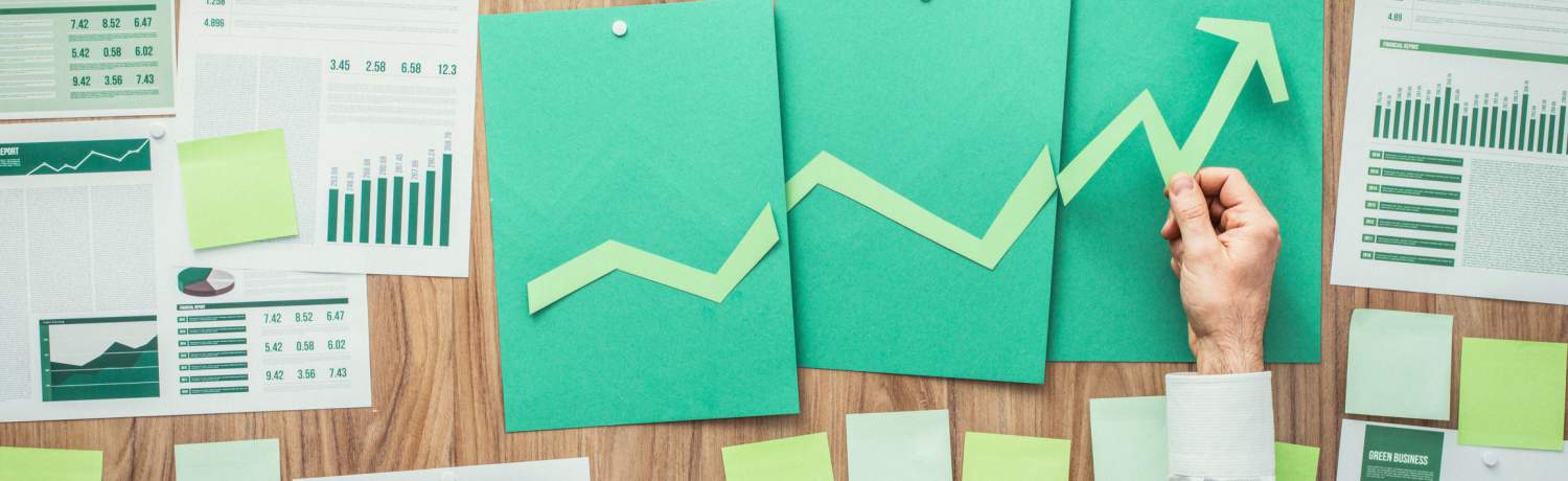 Green business planning concept